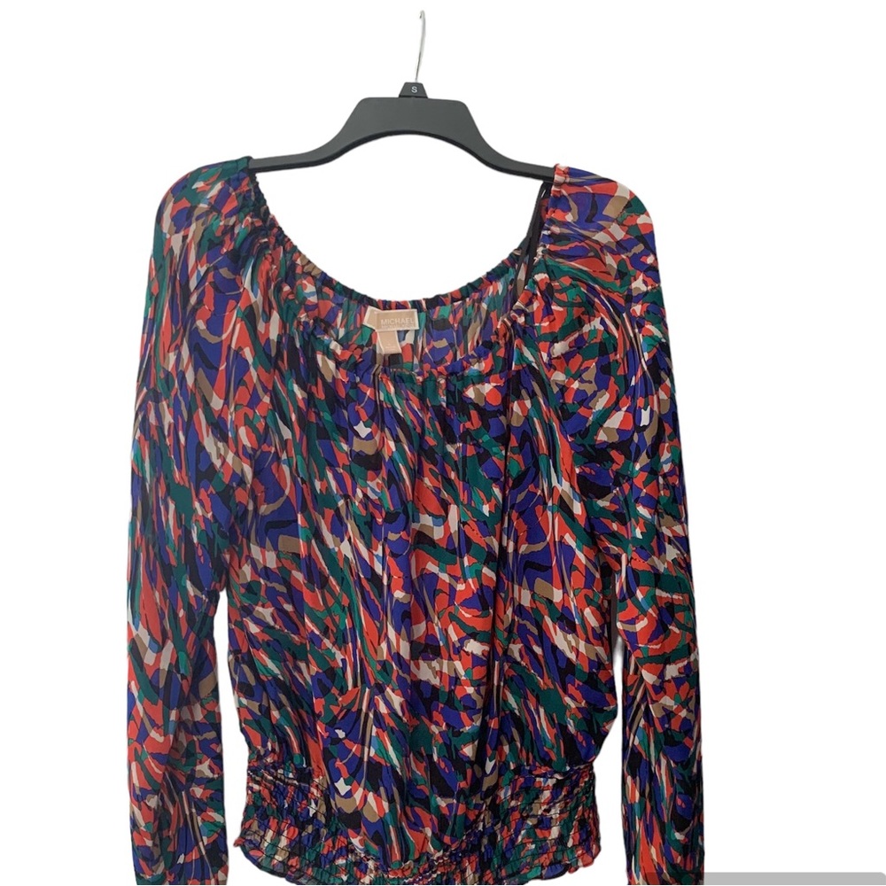 Michael Kors Multi-colored Blouse Sz Large